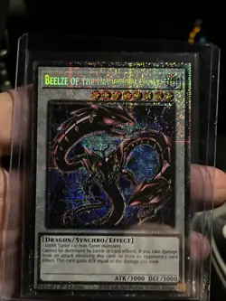 Yugioh! 1x Beelze of the Diabolic Dragons MP25-EN023 Starlight Rare 1st Ed NM - Image 1