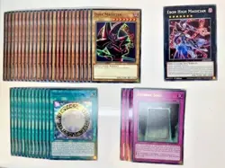 Yugioh Complete Competitive Dark Magician Deck + Extra Deck + Bonus Gift - Image 1