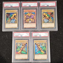 Konami Yu-Gi-Oh! 2015 Exodia the Forbidden One YGLD Deck PSA Graded Complete Set - Image 1