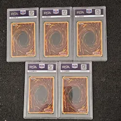Konami Yu-Gi-Oh! 2015 Exodia the Forbidden One YGLD Deck PSA Graded Complete Set - Image 2