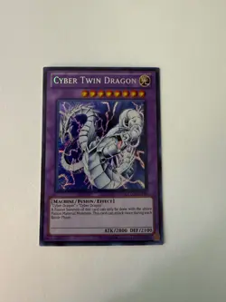 Yugioh - Cyber Twin Dragon - Secret Rare - Unlimited - LCGX-EN180 - NM - Image 1