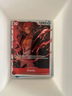 OP09-004 Shanks (004) English SR One Piece TCG Card Game - Image 1