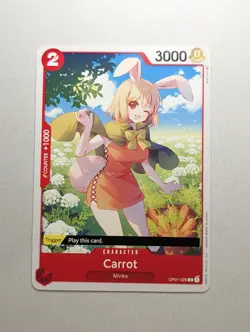 Carrot OP01-009 C (Common) One Piece Romance Dawn TCG Card - Image 1