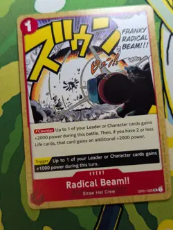 Radical Beam OP01-029 UC One Piece Card Game TCG - Image 1