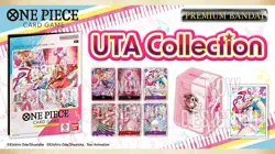 One Piece TCG Premium Card + Card Case + Sleeves Uta Collection - ENG ENGLISH - Image 1