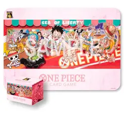 One Piece TCG Playmat and Card Case Set 25th Edition ENGLISH Sealed - Image 1