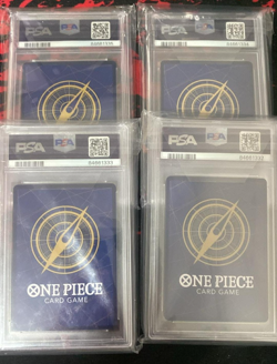 4x Consecutive PSA 10s - Shanks OP01-120 Romance Dawn SEC One Piece Card Game - Image 2