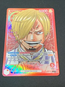 One Piece TCG SANJI PRB01-001 L - ENG ENGLISH - Image 3