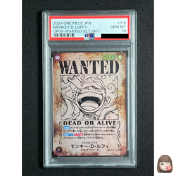 [PSA 10] Monkey D. Luffy ONE PIECE Card Japanese OP05-119 Emperors Wanted Poster - Image 1