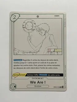 CARTE ONE PIECE TCG - We Are ! Monkey D Luffy Special Manga Art Rare EB02 FR - Image 1