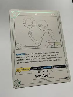 CARTE ONE PIECE TCG - We Are ! Monkey D Luffy Special Manga Art Rare EB02 FR - Image 2