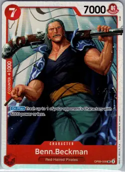 Benn.Beckman OP09-009 SR Emperors in the New World - One Piece Card - NM - Image 1