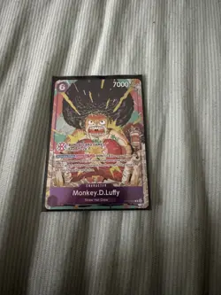Bandai Card Fest 25-26 One Piece Monkey D Luffy Card OP07-073 Englisch Near Mint - Image 1