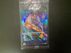 Flagship Battle Sealed Promo Dracule Mihawk OP01-070 Korean One Piece Card - Image 1