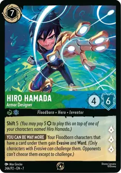 Hiro Hamada (Store Championship) Big Hero 6 Promo Disney Lorcana 24A NM - Image 1