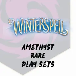 Disney Lorcana Winterspell Amethyst Rare Play Sets - Image 1