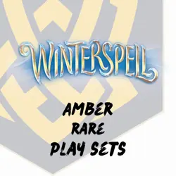 Disney Lorcana Winterspell Amber Rare Play Sets - Image 1