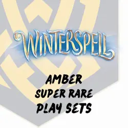 Disney Lorcana Winterspell Amber Super Rare Play Sets - Image 1