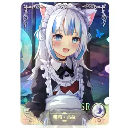 Gawr Gura SR - Hololive - Goddess Story Anime Waifu Trading Card - Image 1