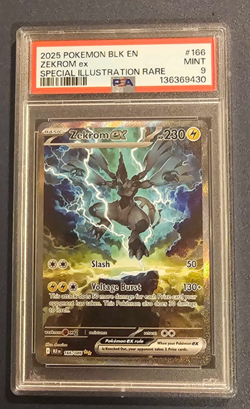 PSA 9 Zekrom EX Special Illustration Rare Black Bolt Pokemon Card A - Image 1