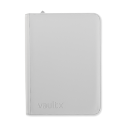 Vault X Trading Card Binder – 9 Pocket Side Loading Album – White Edition - Image 1