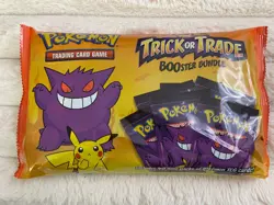Pokemon Cards TCG Halloween TRICK or TRADE Booster Bundle 40 mini packs Sealed 820650850783 - Image 1
