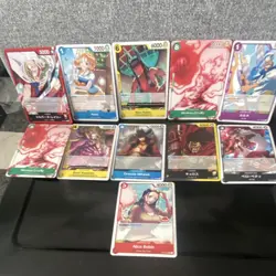 One Piece Card Game Card Lot Luffy Robin Sanji Zoro Katakuri Bandai 56x - Image 4