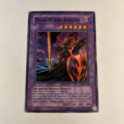 Dark Flare Knight - DCR-017 Super Rare Dark Crisis Yugioh Card - VLP/NM - Image 1