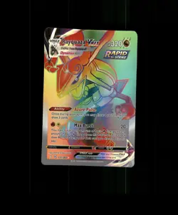 Fan-Art READ DESCRIPTION BELOW HOLO Rayquaza Card Rayquaza Pokemon Card p3 - Image 1