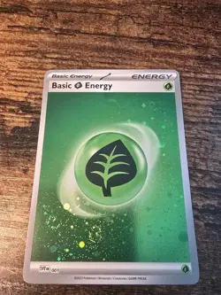 Basic Grass Energy HD 4X SWIRL Cosmos Holo - SVE 001 S&V 151 - Pokemon Card - Image 5