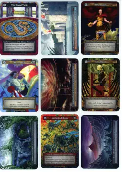 Sorcery Non Foil Unique 9 Card Lot - Arthurian Legends and Gothic Uniques NM/NM+ - Image 1