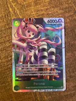 Perona OP14-033 SR Seven Warlords of the Azure Ocean ONE PIECE Card Game NM - Image 1