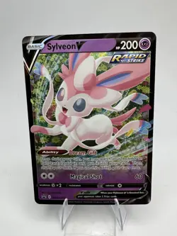 Pokemon TCG SWSH: Sword & Shield Promo Cards #SWSH202 Sylveon V - Image 1