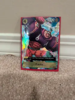 Franky OP07-107 Alt Art R Card Game 500 Years in the Future One Piece English - Image 1