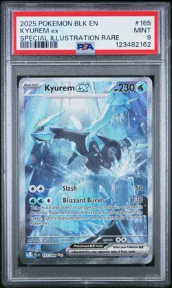 Pokemon TCG Kyurem EX Card Black Bolt, Mint (165/086) PSA 9 - Image 2