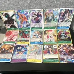 Bandai One Piece Card Game Card Lot Monkey D. Luffy Nico Robin Nami 56x - Image 1