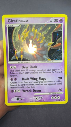 Giratina 10/127 - Platinum Holo Rare Pokemon Card NM VIDEO! FREE SHIPPING - Image 2