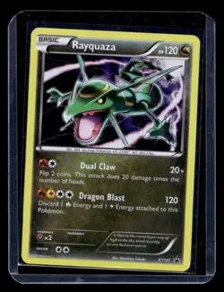 Rayquaza XY141 Black Star Promo Pokemon Card Holo LP - Image 1