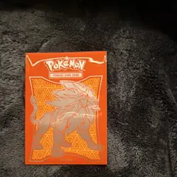 Pokemon Mega Camerupt EX Trading Card & Solgaleo Card Sleeve XY195 XY 2017 - Image 2