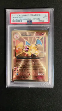 Charizard (Celebrations Metal Card) 004/102 PSA 9 Miscellaneous Cards & Products - Image 1