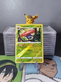 Pokemon TCG Vileplume 6/147 Burning Shadows Reverse Holo Rare Card - Image 1