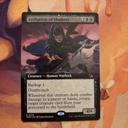 MTG Archpriest of Shadows 356 Rare Extended Art March of the Machine - Image 1