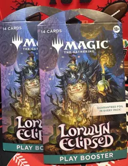 Magic The Gathering Lorwyn Eclipsed Sleeved Booster Packs 2x Factory Sealed - Image 1