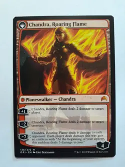 MTG Singles - Chandra, Fire of Kaladesh // Chandra, Roaring Flame - Origins -C12 - Image 2