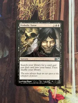 1x Diabolic Tutor - Core Set 2012 - Near Mint - Image 1