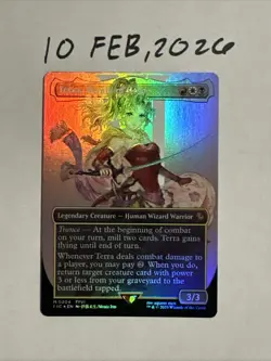 Terra, Herald of Hope (Borderless) Commander: Final Fantasy Foil - Image 1