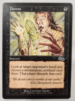 MTG Magic [x1] Duress [x1] Urza's Saga M/NM - Image 1