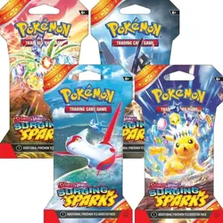 Pokemon Scarlet & Violet Surging Sparks Sealed Blister Booster Pack - Image 1
