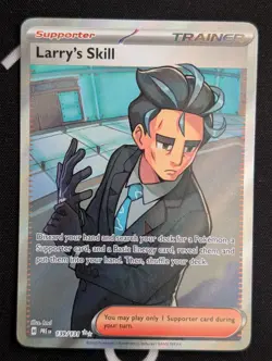 Larry's Skill - 139/131 - Pokemon Prismatic Evolutions Full Art Ultra Rare NM - Image 1