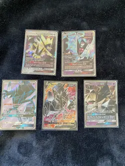 Pokemon TCG GX, V Lot - Necrozma GX, Necrozma V, Dusk Mane, Dawn Wings Necrozma - Image 1